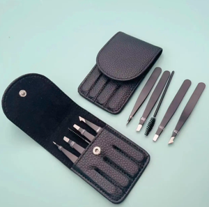 Pinzas para cejas y pestañas de acero inoxidable de precisión ANAAIF, juego de 96 clips con punta puntiaguda, herramientas de maquillaje - Product Image 6