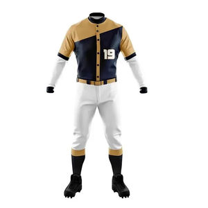 Ensemble de Tenues de Baseball pour Hommes Personnalisé avec Impression par Sublimation 100% Polyester Respirant Anti-UV et Anti-Humidité avec Votre Propre Logo - Product Image 1