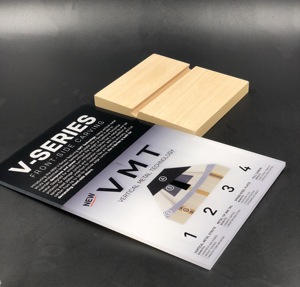 Compre un soporte de letrero acrílico con base de madera, elegante soporte de exhibición para menús y promociones, perfecto para restaurantes, oficinas, eventos - Product Image 6