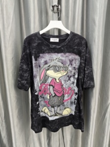 Camisetas <span class=keywords><strong>de</strong></span> Mujer <span class=keywords><strong>de</strong></span> Talla Grande con Estampados y Diseños Nuevos <span class=keywords><strong>de</strong></span> LYG OEM ODM 2026, Camisetas Holgadas <span class=keywords><strong>de</strong></span> Verano para Mujer, Ropa <span class=keywords><strong>de</strong></span> Mujer - Product Image 3