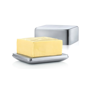 Plat à beurre en acier inoxydable dernier modèle nouvelle vaisselle classique plat à beurre nouvelle mode plat à beurre parfait plus grande qualité - Product Image 4