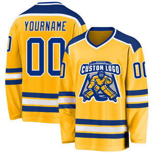 Wholesale Custom Logo Name Ice Hockey Jersey Breathable Mesh Breathable Sublimation Printed Hockey Sportswear Ice Hockey - Product Image 5
