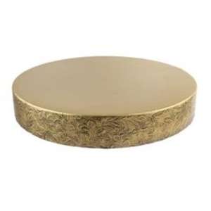 Eye-catching Gold <b>Cake</b> <b>Stand</b> with Detailed Accents and a Royal Aesthetic for <b>Vintage</b>-themed Weddings and Special Events - Product Image 4