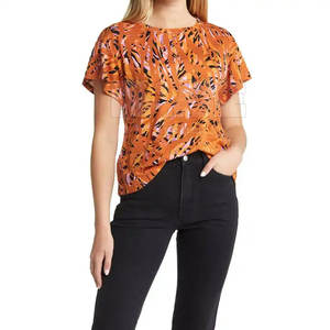 Vente chaude Sublimation T-Shirt Respirant Sublimation T-Shirt Femmes Confortable Streetwear Sublimation T-Shirts - Product Image 2