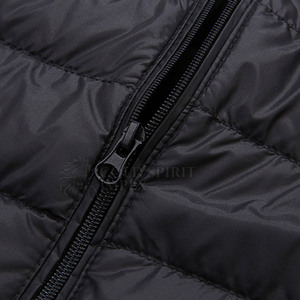 Vente en gros Veste polaire pour homme avec col montant en toile de polyester imperméable avec logo personnalisé pour l'extérieur - Product Image 6