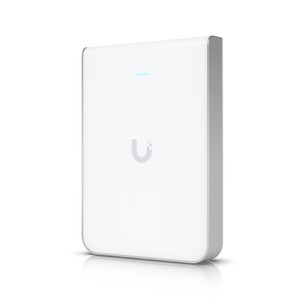 อุปกรณ์กระจายสัญญาณอินเทอร์เน็ต Ubiquiti U6-IW, UniFi6 แบบติดผนัง, WiFi 6 ดูอัลแบนด์, ช่องรับสัญญาณ GbE PoE 1 ช่อง, ช่องส่งสัญญาณ GbE PoE 4 ช่อง - Product Image 1