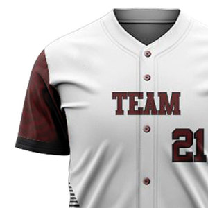 Uniforme de Béisbol Personalizado para Hombre, 100% Poliéster, Diseña Tu Propio Uniforme de Béisbol en Venta - Product Image 4