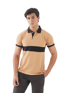 Polo de manga corta para hombre, camiseta informal de verano, tela de mezcla de algodón transpirable ligera, botón de Cuello clásico - Product Image 2