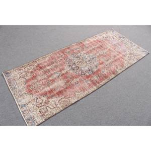 Tapis turc 2,8x6,8 pi (86x208 cm), tapis persan vintage rouge - Product Image 4