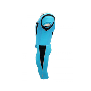 Vente en gros uniforme de football américain personnalisé imprimé 100% polyester respirant ensemble de maillots à manches courtes pour hommes - Product Image 2