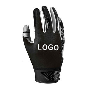 Guantes personalizados para receptor de fútbol americano, guantes de agarre de silicona para hombres, guantes receptores de fútbol juvenil para hombres, adultos y Unisex - Product Image 2