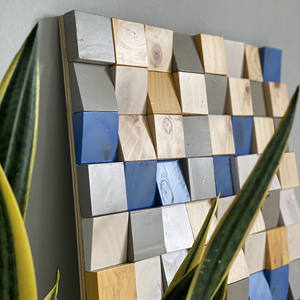 Venta al por mayor de 8cm de madera Panel de madera pared interior estilos modernos seda líquido Fondo pared decoración cuero paneles de pared - Product Image 3