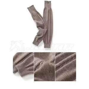 Calentadores de Piernas Largos de Algodón para Mujer, Elegantes, de Punto Acanalado, Transpirables, para Ballet, Yoga, Ejercicio, Logotipo Personalizado OEM, Color y Talla Personalizables - Product Image 3