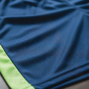 Conjunto de Uniforme de Fútbol Profesional para Hombre, para Entrenamientos de Verano, Pantalones Cortos, 100% Poliéster, Transpirable, Antibacterial, de Secado Rápido - Product Image 4