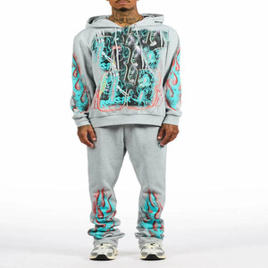 Ensemble de survêtement de jogging pour homme, tenue de sport pour la course à pied, tenue d'entraînement, tenue de sport confortable et respirante, ensemble de vêtements de sport actifs - Product Image 1