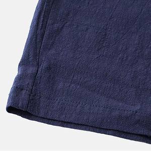 กางเกงขาสั้นออกกำลังกายผ้าฝ้าย100% สำหรับผู้ชายกางเกงออกกำลังกายแบบลำลองมีกระเป๋ากางเกงวิ่งเป็นมิตรต่อสิ่งแวดล้อมในฤดูร้อน - Product Image 5