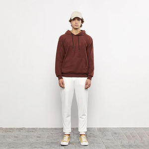 Sudadera con Capucha de Algodón 100% para Hombre, Estilo Urbano, Gruesa, Personalizada, Estampada, Térmica con Diseño Bordado - Product Image 3