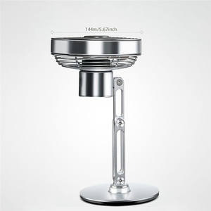 Ventilateur de bureau créatif en métal B89B - Alimentation électrique avec commande mécanique pour une utilisation en extérieur et en intérieur - Product Image 5