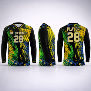 Jersey de motocross para hombre, camiseta transpirable para montar en moto, camisetas todoterreno para descenso, camiseta impresa para equipo de carreras BMX - Product Image 1