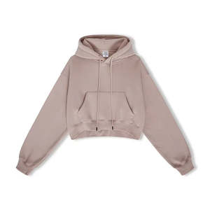 เสื้อฮู้ดครอปทรงโอเวอร์ไซส์ ผ้าหนา พิมพ์ลายด้านหน้า สำหรับผู้ชาย ผ้าฝ้าย ใส่ได้ในฤดูหนาว สามารถสั่งทำได้ - Product Image 3