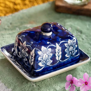 Beurrier en céramique moderne élégant, porte-beurre élégant et contemporain avec couvercle pour les décors de cuisine disponibles au prix de gros - Product Image 6