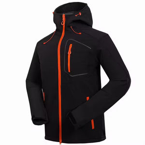 Veste Softshell imperméable de haute qualité pour homme, avec logo personnalisé, coupe-vent, légère, pour la randonnée et les sports - Product Image 4