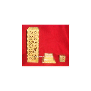 Tour de bâtonnets d'encens en pierre ollaire naturelle, design unique sculpté à la main, finement poli, pour la décoration de la maison et les cadeaux - Product Image 1