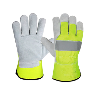 Gants de sécurité en cuir en gros, compatibles écran tactile, détection d'aiguilles, doublure en lin respirante, couleurs/tailles/logos personnalisables, pour l'extérieur - Product Image 4
