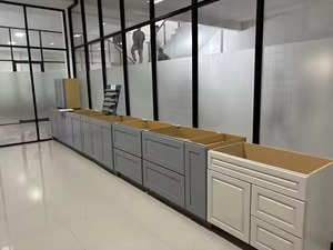 Enbl We Sell Premium Product Modern Modular Solid Wood Cupboard for Home Kitchen Pantry Furniture High-End Kitchen Cabinets - Product Image 2