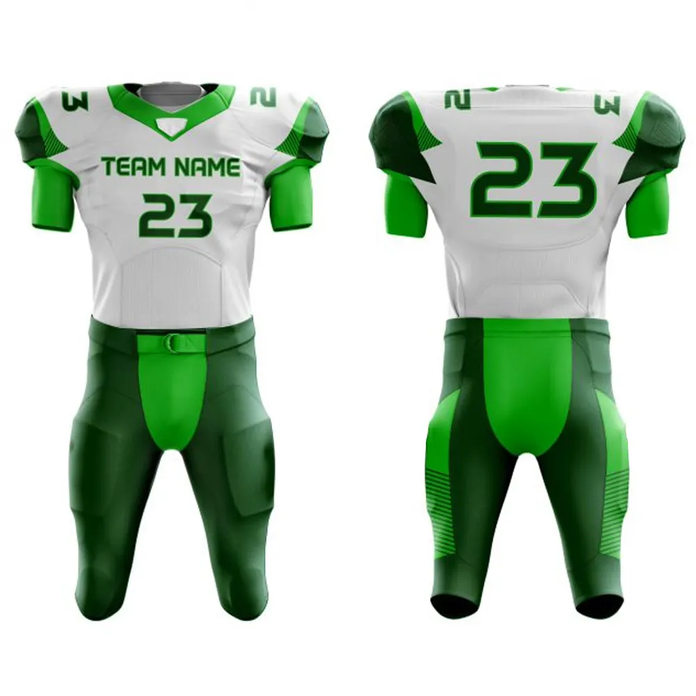 Custom Tackle Twill American Football Uniform Jersey & Pant/Youth Sublimated American Football Uniform