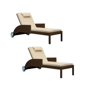 Chaises longues pour extérieur et jardin plage lit de soleil chaise de piscine extérieure natation usine directe d'Indonésie - Product Image 2