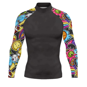 Alta calidad al por mayor Rash Guard personalizado máximo confort Protección UV para deportes acuáticos-surf buceo natación - Product Image 1