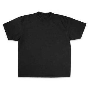 เสื้อยืดผู้ชายคุณภาพสูง ขายส่ง ผ้าฝ้าย 100% ทรงบ็อกซี่ ไหล่ตก ชายเสื้อครอป พิมพ์ลายวินเทจ - Product Image 2