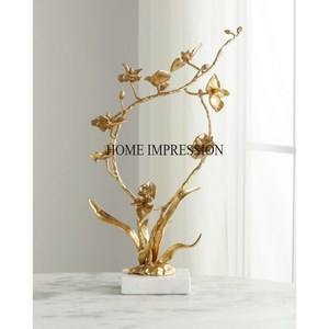 Escultura de latón antiguo, figura humana inspirada en arte Vintage rústico, diseño moderno para el hogar o el hotel, Metal hecho a mano al mejor precio - Product Image 2