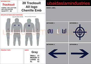 Nuevos Conjuntos Deportivos Ajustados para Hombre 2025, Venta al Por Mayor OEM, Forro Polar Bordado, Casuales de Invierno, 100% Algodón, Secado Rápido, Fabricantes - Product Image 6