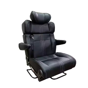 Asiento de Cuero Transpirable para Camioneta, Sofá Cama Modificado para Vehículo, Asiento de Pasajero Convertible en Cama para Autocaravana - Product Image 3
