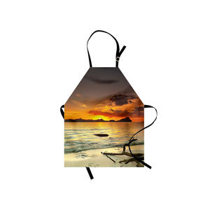 Fourniture en vrac impression personnalisée pur coton lavable sans manches Restaurant cuisine tablier de cuisine - Product Image 2