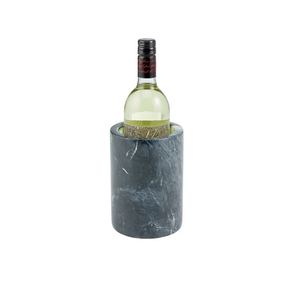 Venta al por mayor Cubo de hielo de mármol negro Enfriador de vino de mármol Soporte de botella de vino de mármol restaurantes y uso de cena - Product Image 5