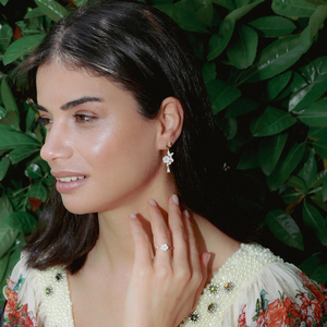 Flower Minimalist Summer Collection <b>Adjustable</b> Women Wedding <b>Ring</b> 925 <b>Sterling</b> <b>Silver</b> Jewelry - Product Image 4