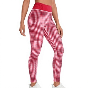 Leggings de yoga taille haute pleine longueur, couleur unie, Spandex/Polyester, extensibles dans quatre directions, antibactériens, anti-UV, imperméables, séchage rapide - Product Image 3