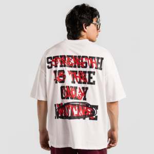 <b>Only</b> Motive White T-Shirt with 3D Print Breathable and Sustainable Jersey Screen Printed Solid Pattern Design - Product Image 1