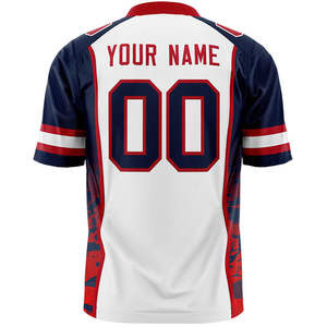 Best of 7V7 Maillot de football américain Uniforme à manches courtes pour jeune garçon de haute qualité Design personnalisé Maillot tendance respirant - Product Image 2