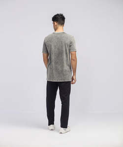 T-shirt en coton 100% pour hommes, 250 GSM, logo personnalisé, OEM, vente en gros - Product Image 2