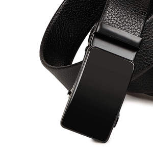 Ceinture en cuir véritable avec boucle en alliage pour homme, durable, écologique, élégante, décontractée, largeur 3,0 cm, disponible en taille standard - Product Image 1