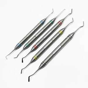 Lot de 5 Spatules Dentaires pour Résine Composite, Applicateurs de Résine Dentaire à Manche Épais, Kit d'Outils de Réparation, Instruments Dentaires - Product Image 3