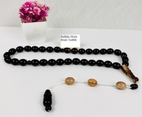 Corne de buffle de haute qualité Tasbih sur mesure vraies perles de corne de buffle islamique musulman Tasbih perles de prière tasbih musulman