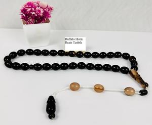 Cuerno de búfalo Tasbih de alta calidad hecho a medida cuentas de cuerno de búfalo Real islámico musulmán Tasbih cuentas de oración musulmán tasbih - Product Image 2