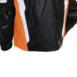 Chaqueta de motorista de cuero para hombre superventas en línea/chaqueta de motorista para hombre de calidad superior de tamaño adulto precio razonable - Product Image 5