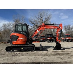 Mini-excavatrice sur chenilles KUBOTA U48-5 d'occasion, modèle 2025, poids opérationnel de 7 tonnes, composants essentiels : moteur, boîte de vitesses, pompe à engrenages, roulement, PLC - Product Image 3