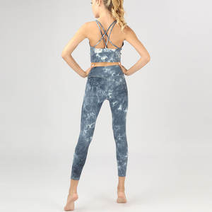 Ensemble de yoga pour femmes imperméable et solide personnalisé, survêtement pour femmes, vêtements de sport sans couture, ensemble de soutien-gorge et short 2 pièces - Product Image 6